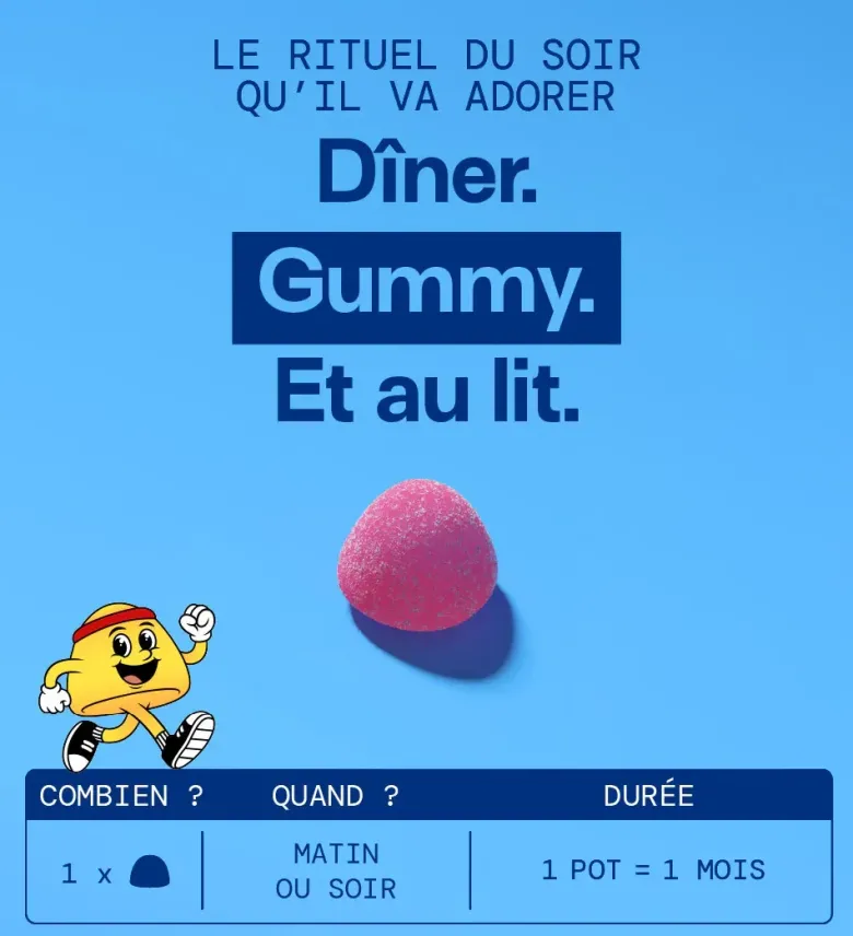 Magnésium enfants sans sucres Mium Lab - pot de 30 gummies