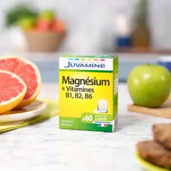 Magnésium & Vitamines B1 B2 B6 Juvamine – 60 comprimés