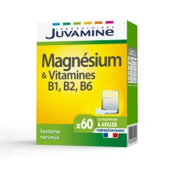 Magnésium & Vitamines B1 B2 B6 Juvamine – 60 comprimés