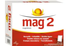 Mag 2 poudre pour solution buvable en sachet - boîte de 30 sachets