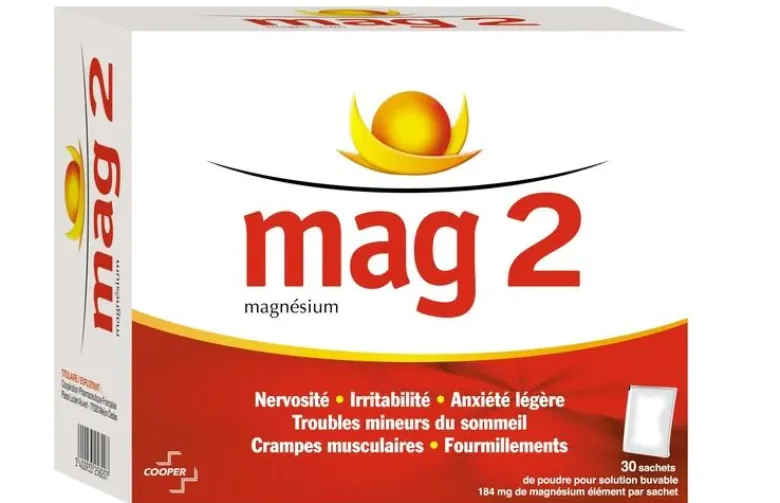 Mag 2 poudre pour solution buvable en sachet - boîte de 30 sachets