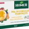 Mal de gorge aigu pharyngite Humer - boite de 20 pastilles