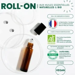 Mal des transports bio Santarome - roll-on de 10ml