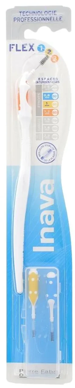 Manche long Flex 1 2 3 Inava – 1 brosse et 3 brossettes mixtes