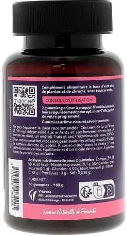 Manhaé Coupe-faim Vitavea - pot de 60 gummies