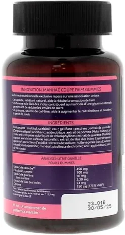 Manhaé Coupe-faim Vitavea - pot de 60 gummies