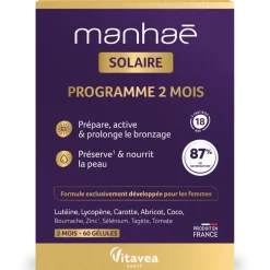 Manhaé Solaire Vitavea - boîte de 60 gélules
