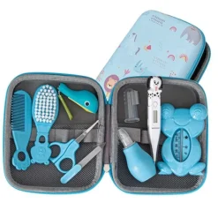 Ma petite trousse bébé trousse de soins bleu Plic - une trousse de 9 pièces