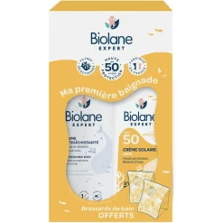 Ma première baignade Biolane - coffret de 2 produits + brassards de bain offerts