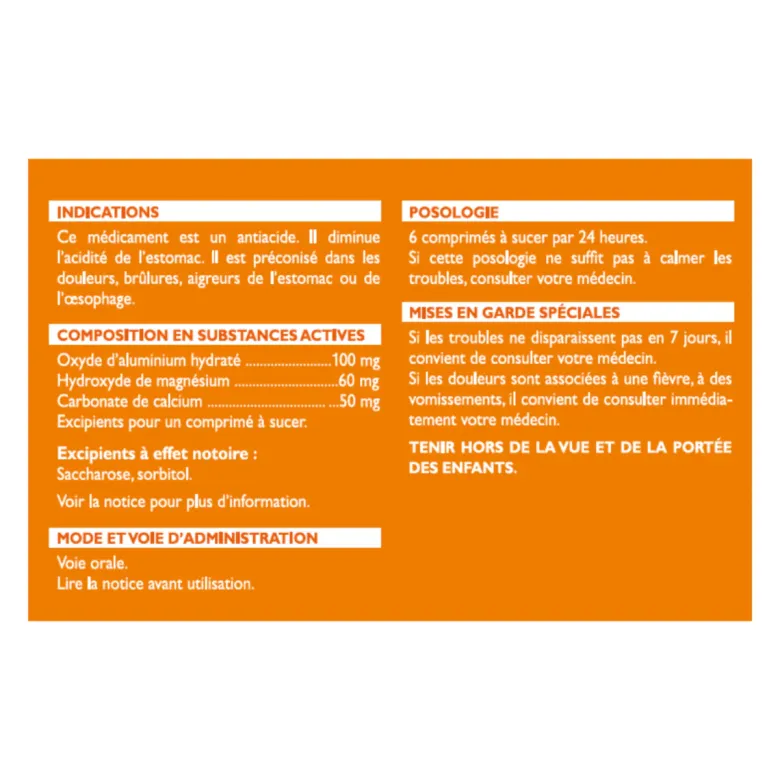 Marga – Maux d'estomac, 48 comprimés