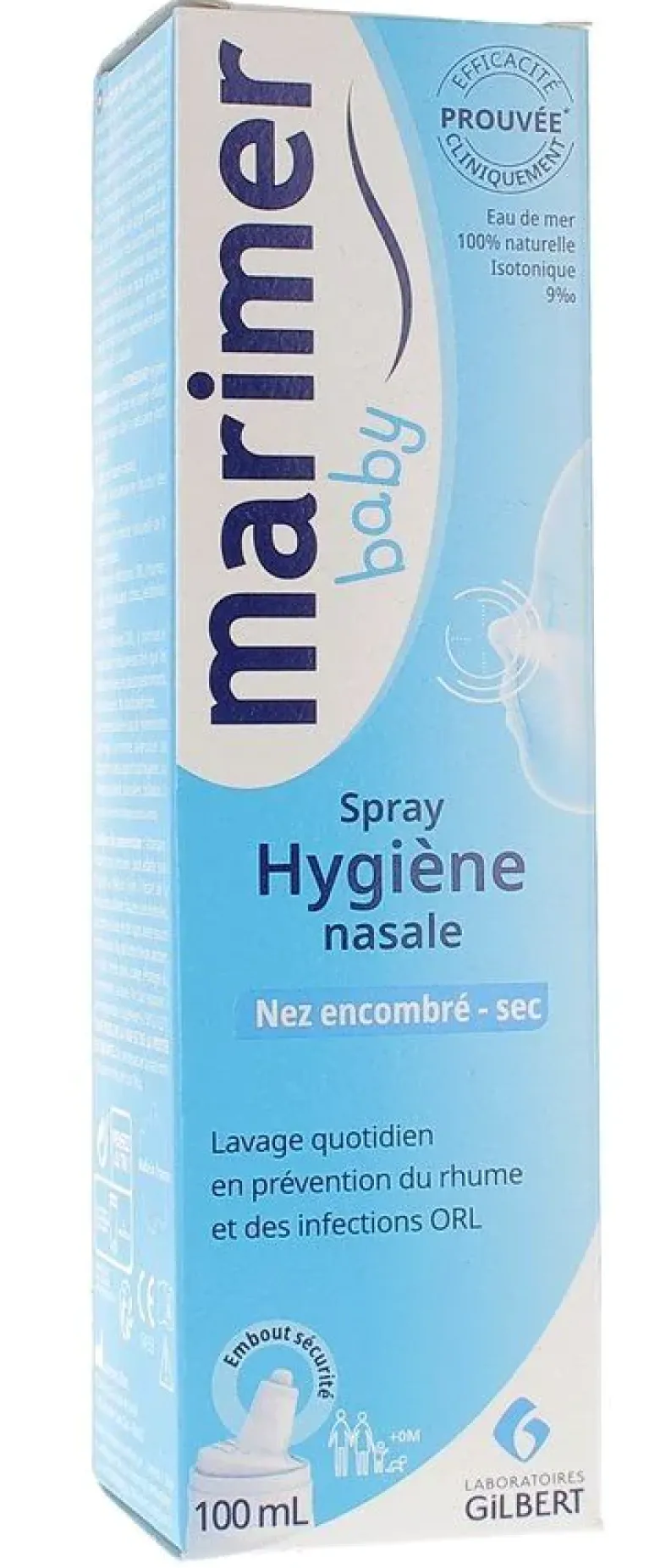 Marimer baby hygiène nasale - spray de 100 ml