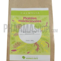 Marque verte farine de moutarde plantes conditionnées – 200 g