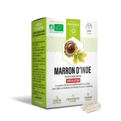 Marron d'Inde Bio circulation sanguine Dayang - boîte de 30 gélules