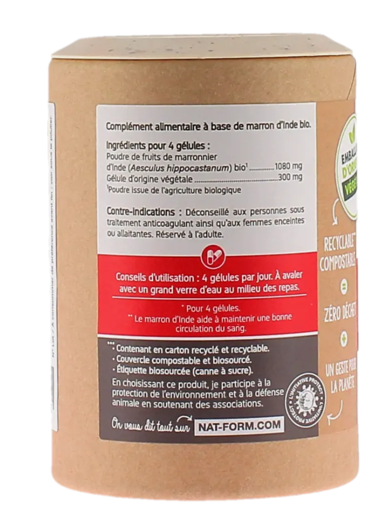 Marron d'Inde bio Circulation Nat&Form