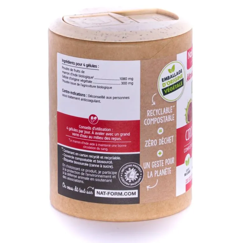 Marron d'Inde bio Circulation Nat&Form