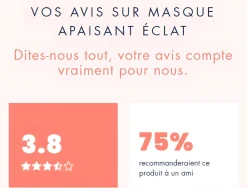 Masque apaisant éclat Avène - tube de 50 ml