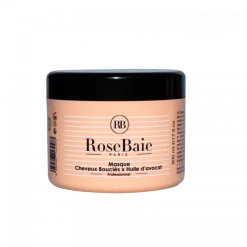 Masque cheveux bouclés x huile d'avocat RoseBaie - pot de 500 ml