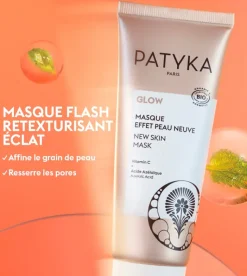 Masque effet peau neuve bio Glow Patyka - tube de 50ml