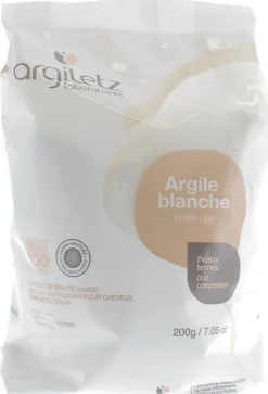 Masque et bain Argile blanche peaux ternes Argiletz - boite de 200 g