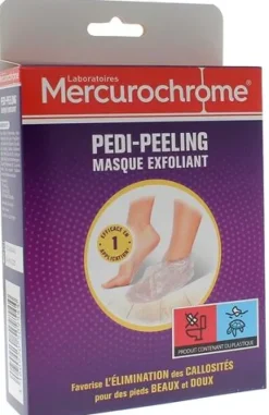 Masque exfoliant pedi-peeling Mercurochrome - 1 paire