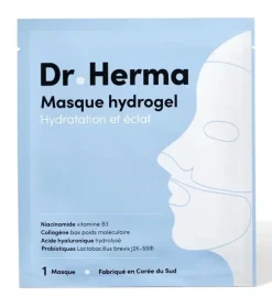 Masque hydrogel hydratation et éclat Dr Herma