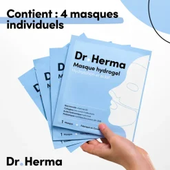Masque hydrogel hydratation et éclat Dr Herma