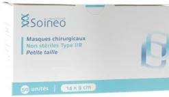 Masque médical enfant type IIR - boîte de 50 masques