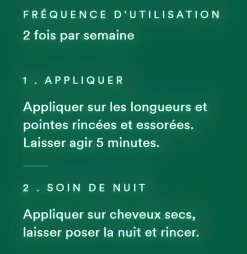 Masque nutrition à la mangue Klorane - pot de 150 ml