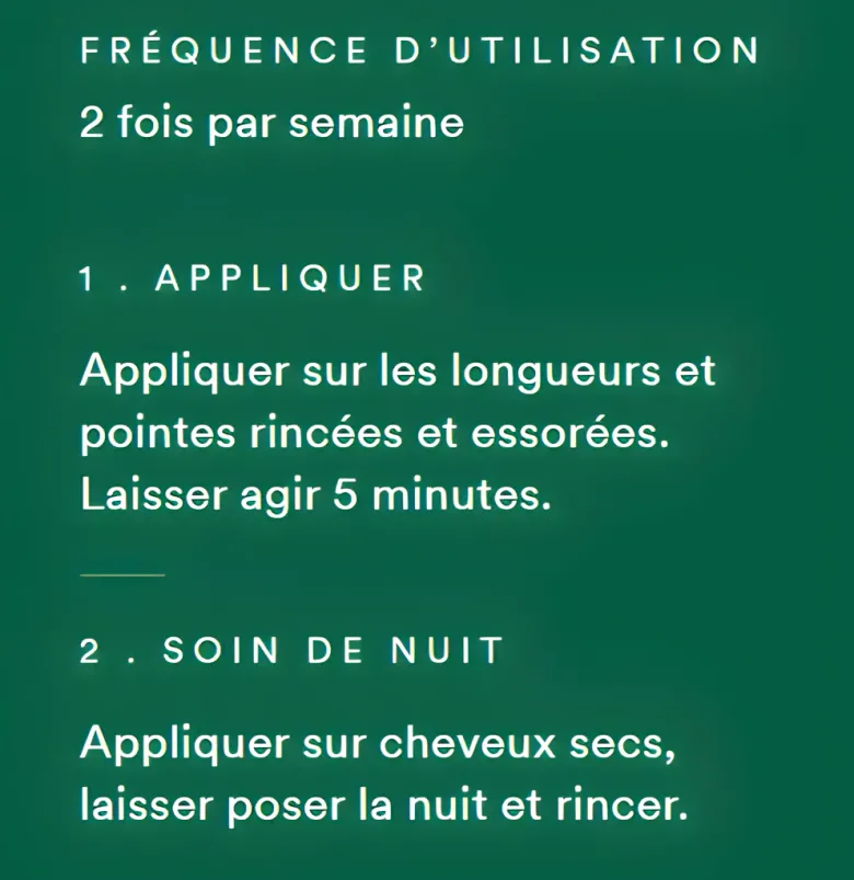 Masque nutrition à la mangue Klorane - pot de 150 ml
