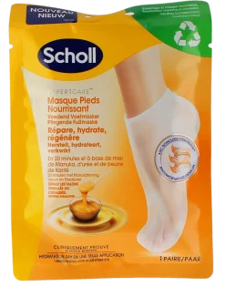 Masque pieds nourrissant au miel de Manuka Scholl - une paire