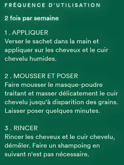 Masque-poudre traitant antipelliculaire au Galanga Klorane - boîte de 8 sachets