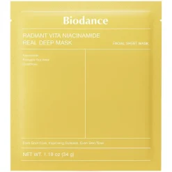 Masque radiant vita niacinamide real deep mask Biodance - sachet de 1 masque