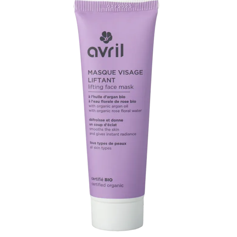 Masque visage liftant bio Avril - tube de 50 ml