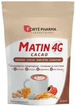 Matin 4G Cacao Forté Pharma - sachet de 150g (30 tasses)