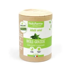 Maté vert Ecoresponsable Nat&Form - Boite de 60 gélules