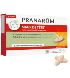 Maux de tête aromalgic Pranarôm - boîte de 8 comprimés