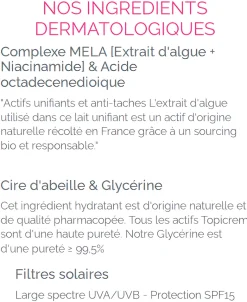 Mela lait unifiant ultra-hydratant Topicrem