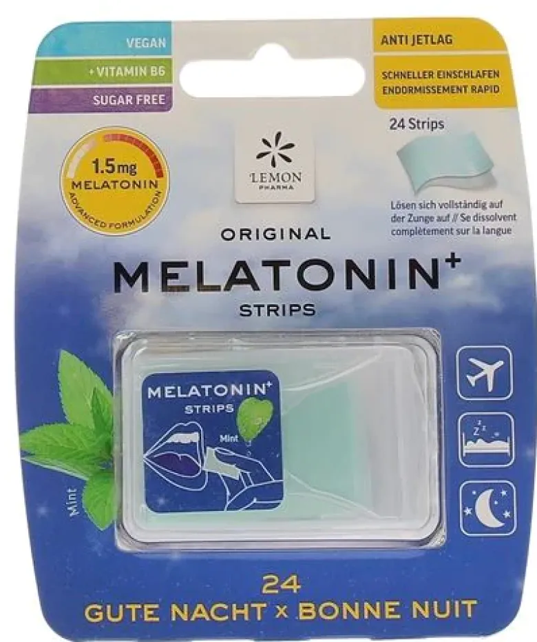 Melatonin + Lemon Pharma – 24 strips