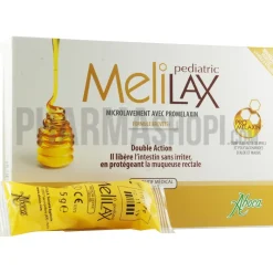 Melilax pediatric microlavement avec promelaxin Aboca - boite de 6 lavements