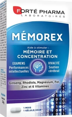 Memorex performances intellectuelles Forté Pharma - boîte de 30 gélules