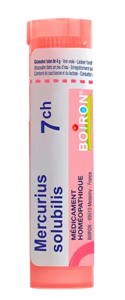 MERCURIUS SOLUBILIS granules Boiron - tube 4 g