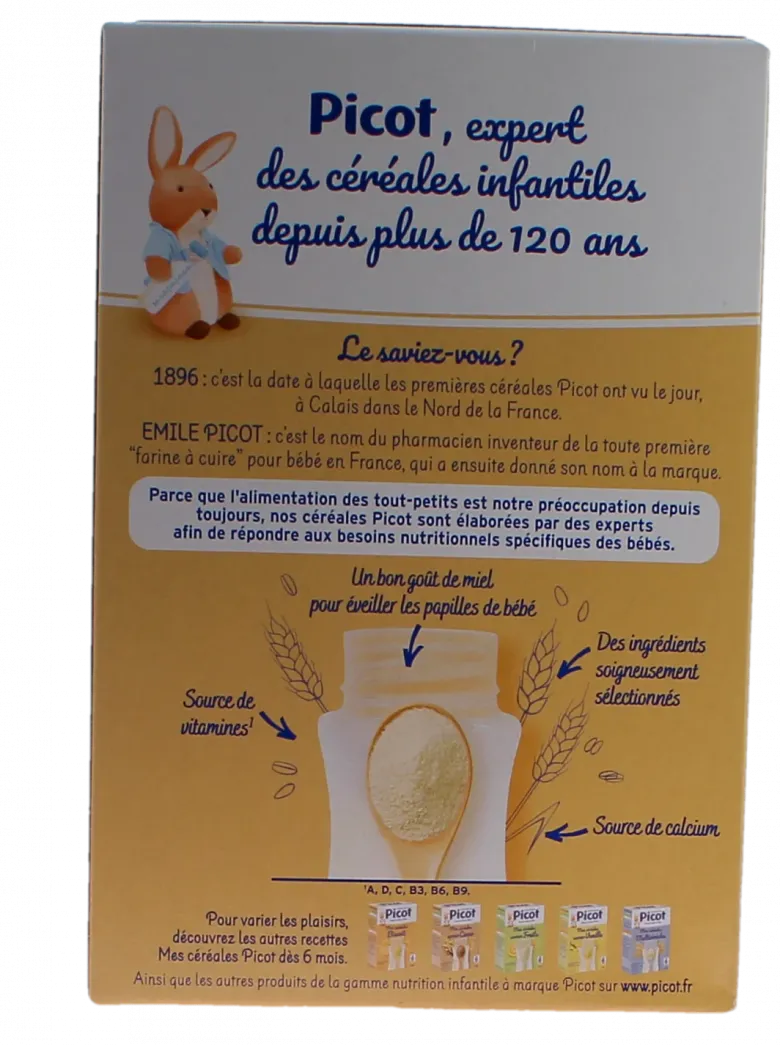 Mes céréales miel Picot - boite de 200g