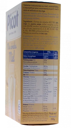 Mes céréales miel Picot - boite de 200g