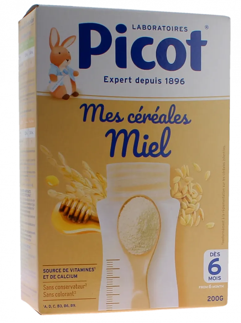 Mes céréales miel Picot - boite de 200g