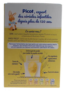 Mes céréales saveur vanille Picot - boite de 200g