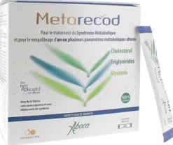 Metarecod traitement du syndrome métabolique Aboca - boîte de 40 sachets-dose de granulés