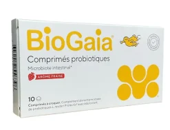 Microbiote intestinal arôme fraise BioGaia