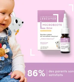 Microbiote intestinal bébé Lescuyer - stilligoutte de 8ml
