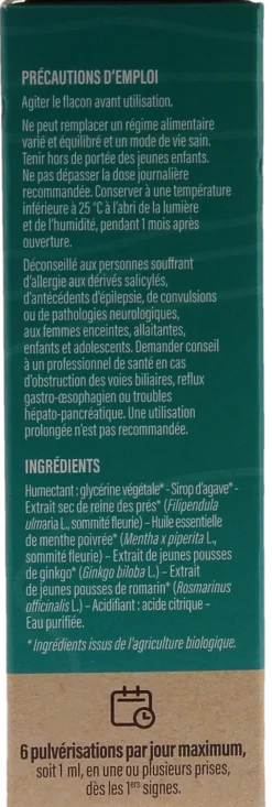 Mig'Reflex goût menthe Lero - spray de 30ml