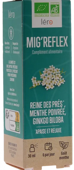 Mig'Reflex goût menthe Lero - spray de 30ml